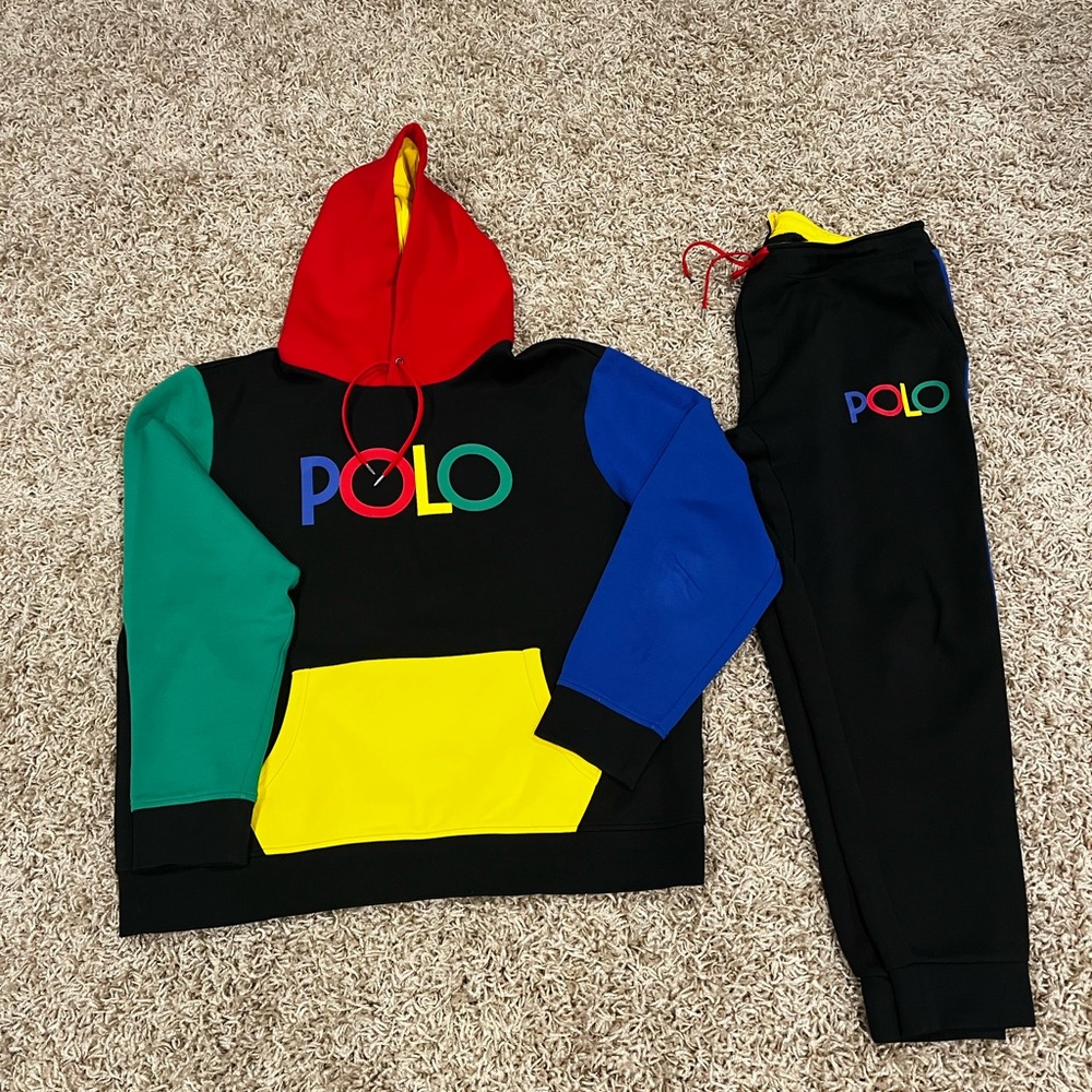 Ralph Lauren Multicolor Polo Sweatsuit